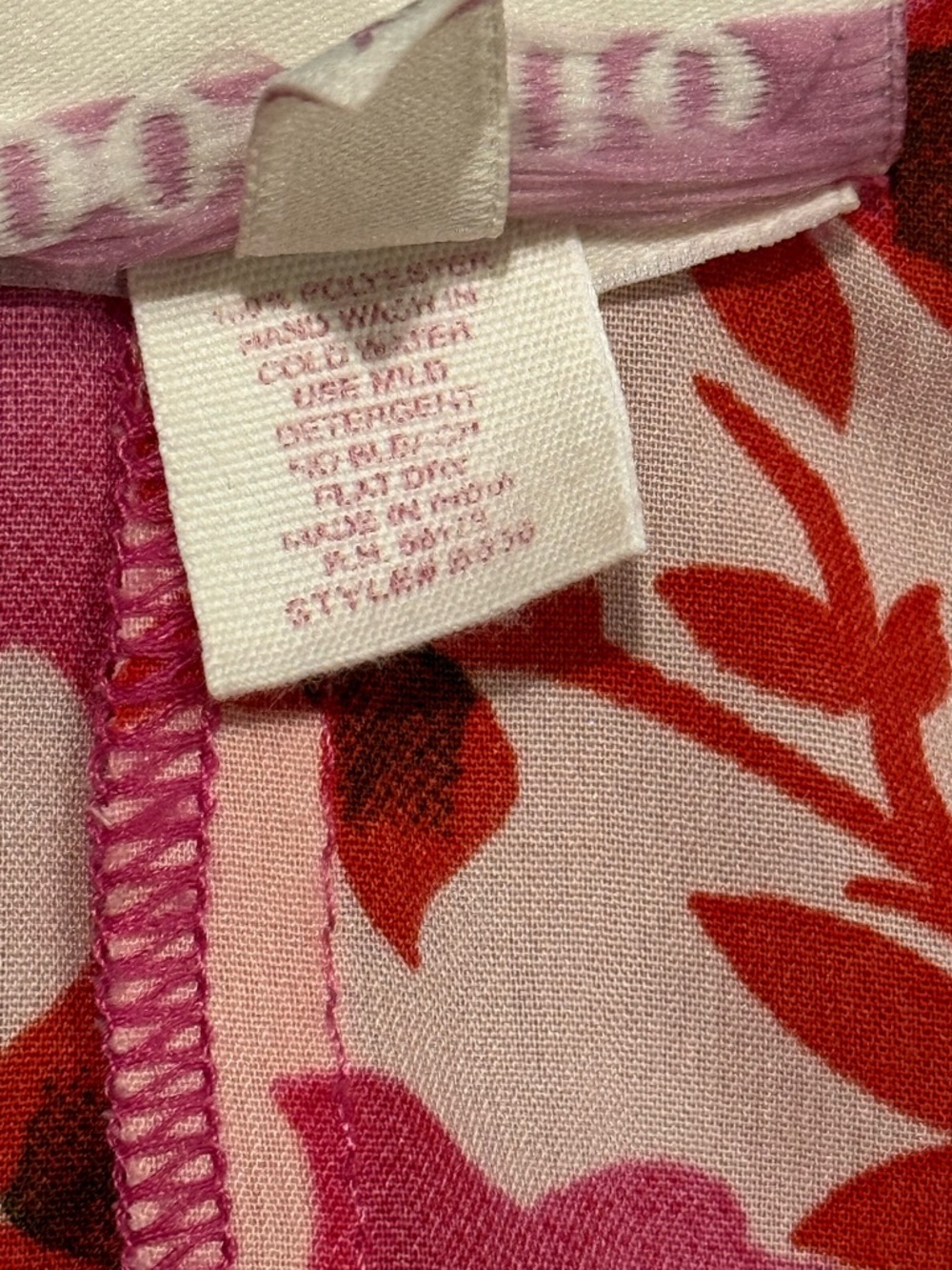 Boemo Anthropologie Boho Red Pink Floral Maxi Dress Extra Large - Picture 8 of 12